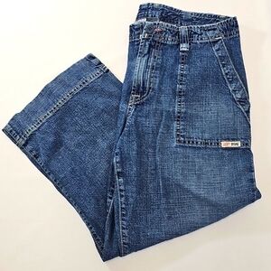 Vintage Lucky Brand Dungarees Army Capri Sz. 8/29